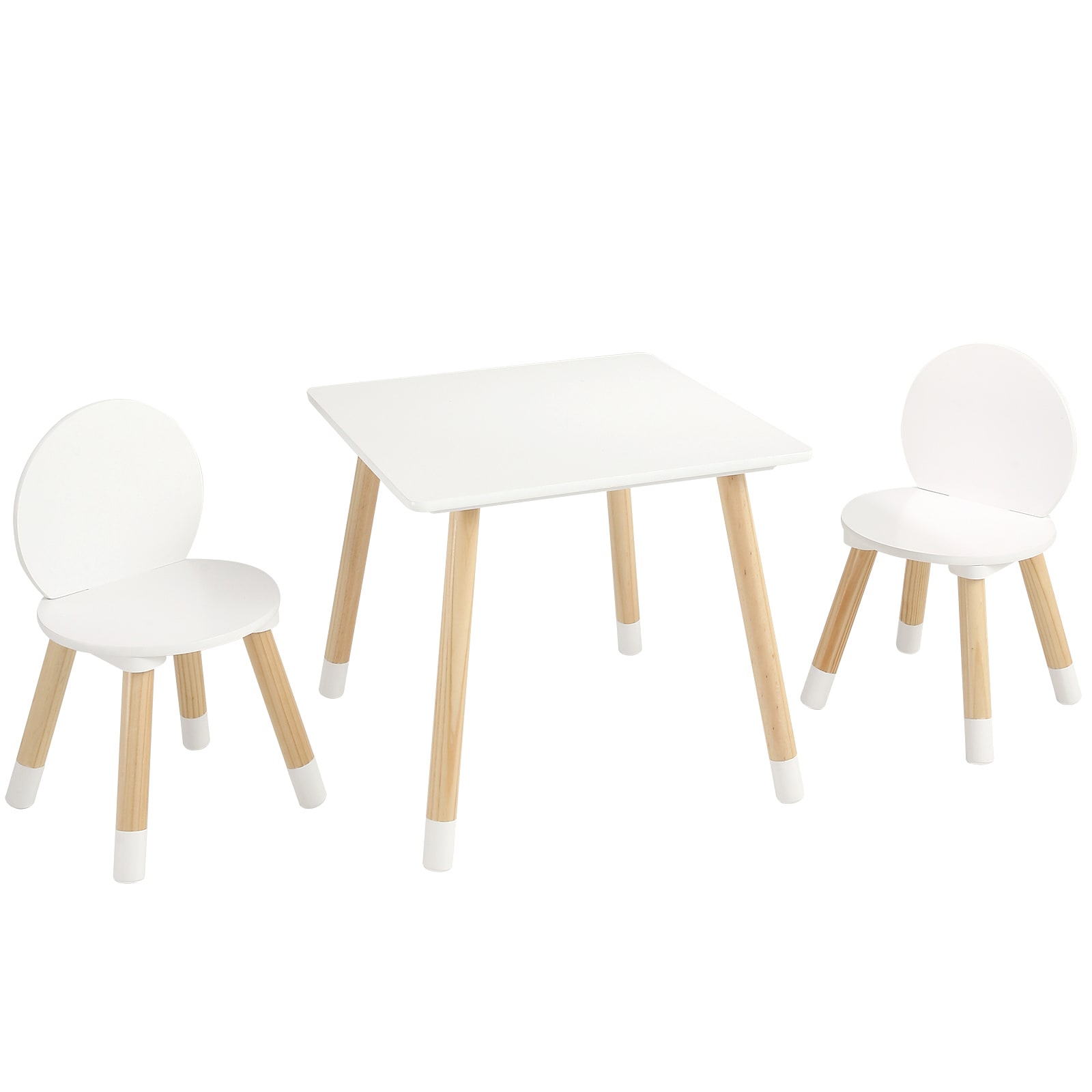 Kids Childrens Table And 2 Chairs Activity Set For Art And Craft_voghion.com